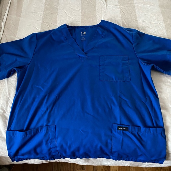 Royal blue scrubs - Picture 1 of 5